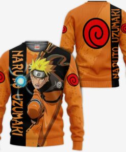 Uzumaki Naruto Hoodie Naruto Shirt Custom Anime Zip Jacket - 2 - GearAnime