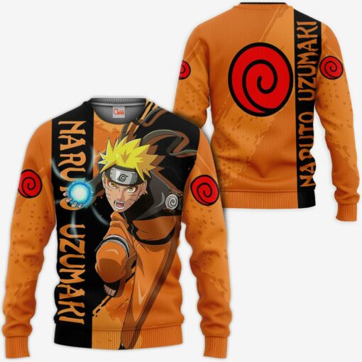Uzumaki Naruto Hoodie Naruto Shirt Custom Anime Zip Jacket - 2 - GearAnime