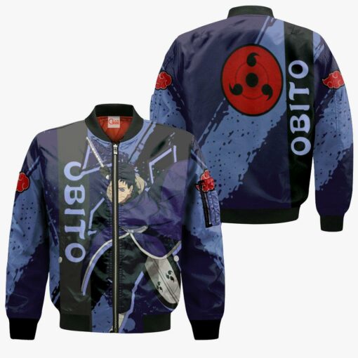 Obito Hoodie Akatsuki Naruto Shirt Custom Anime Zip Jacket - 4 - GearAnime