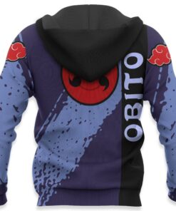 Obito Hoodie Akatsuki Naruto Shirt Custom Anime Zip Jacket - 5 - GearAnime