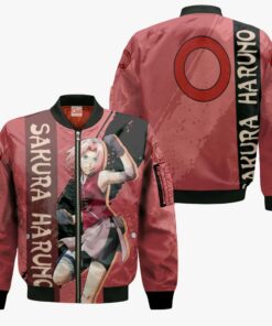 Haruno Sakura Hoodie Shirt Naruto Anime Jacket VA12 - 4 - GearAnime