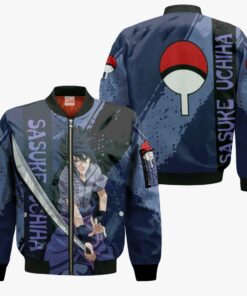 Uchiha Sasuke Hoodie Shirt Naruto Anime Jacket - 4 - GearAnime