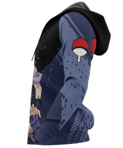 Uchiha Sasuke Hoodie Shirt Naruto Anime Jacket - 6 - GearAnime