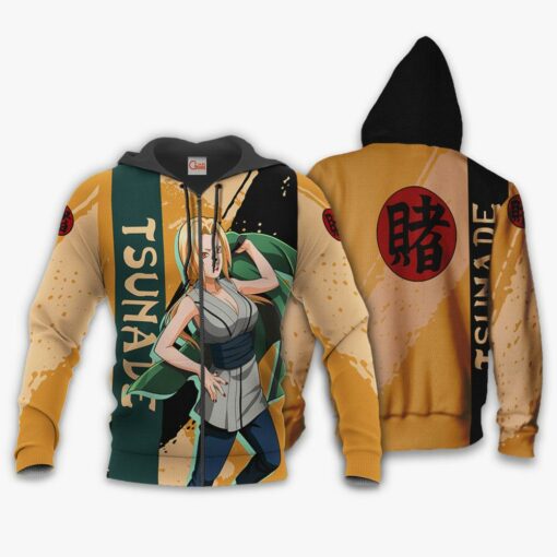 Tsunade Hoodie Naruto Shirt Custom Anime Zip Jacket - 1 - GearAnime