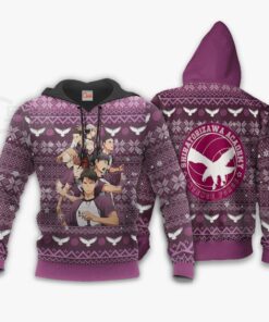 Shiratorizawa Academy Ugly Christmas Sweater Haikyuu Anime Xmas VA10 - 3 - GearAnime