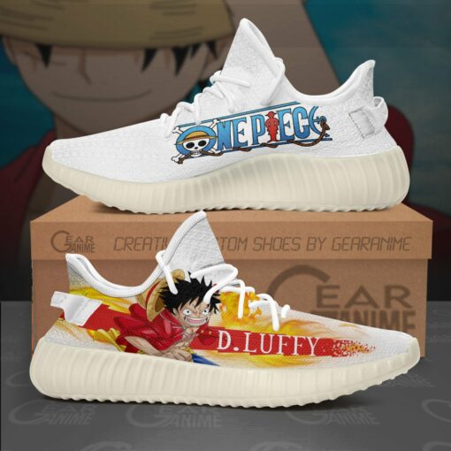 Monkey D Luffy Shoes One Piece Custom Anime Shoes TT10 - 1 - GearAnime