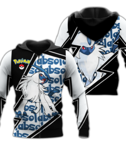 Absol Zip Hoodie Costume Pokemon Shirt Fan Gift Idea VA06 - 1 - GearAnime
