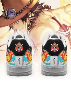Ace Sneakers Custom One Piece Anime Shoes Fan PT04 - 3 - GearAnime