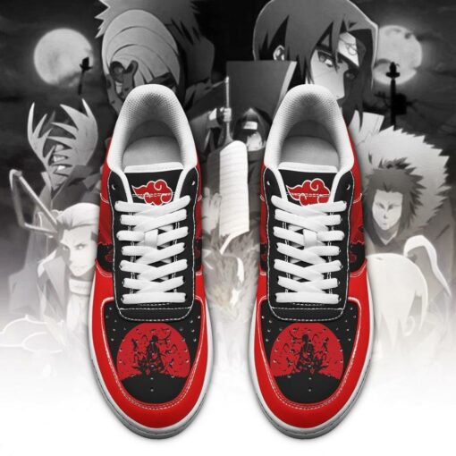 Akatsuki Sneakers Cloud Team Naruto Anime Shoes - 2 - GearAnime