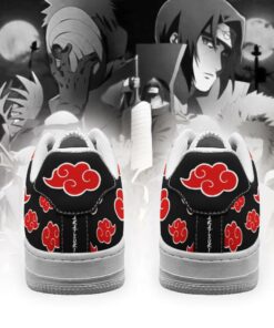 Akatsuki Cloud Shoes Black Naruto Anime Custom Shoes - 3 - GearAnime