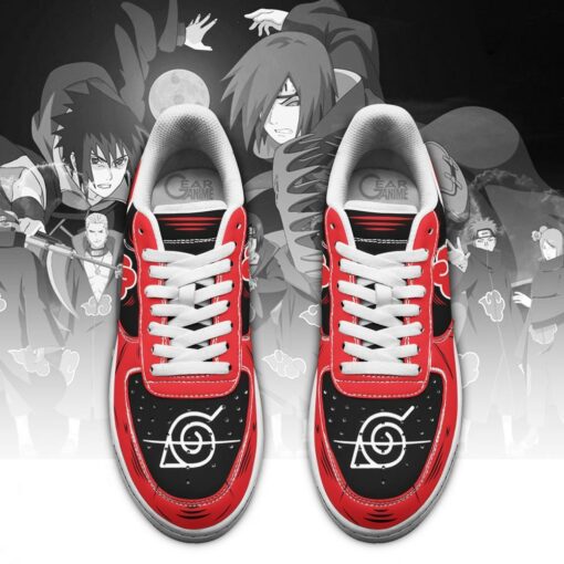 Akatsuki Shoes Custom Naruto Anime Shoes PT10 - 2 - GearAnime