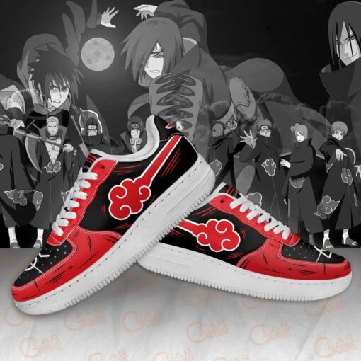 Akatsuki Shoes Custom Naruto Anime Shoes PT10 - 3 - GearAnime