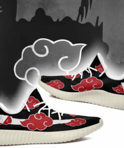 Akatsuki Cloud Shoes Black Naruto Anime Sneakers - 3 - GearAnime