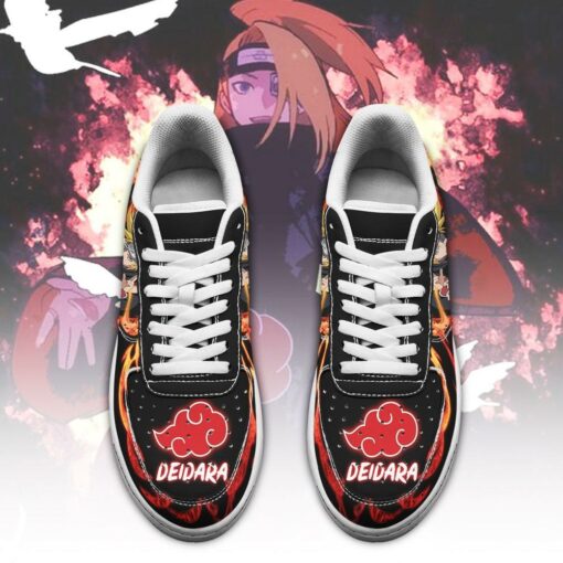 Akatsuki Deidara Sneakers Custom Naruto Anime Shoes Leather - 3 - GearAnime