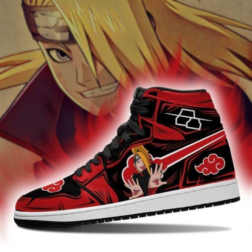 Akatsuki Deidara Sneakers Boots Naruto Anime Shoes Fan Gift MN04 - 3 - GearAnime