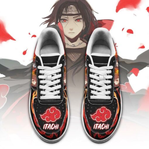Akatsuki Itachi Sneakers Custom Naruto Anime Shoes Leather - 2 - GearAnime