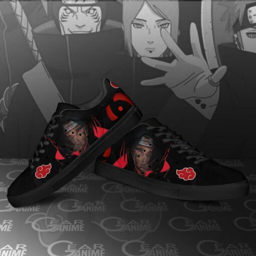Akatsuki Itachi Skate Shoes Naruto Anime Custom Shoes PN09 - 4 - GearAnime