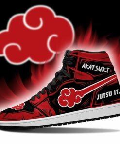 Akatsuki Sneakers Cloud Jutsu It Naruto Anime Shoes MN05 - 2 - GearAnime