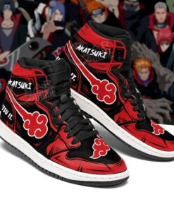 Akatsuki Sneakers Cloud Jutsu It Naruto Anime Shoes MN05 - 3 - GearAnime