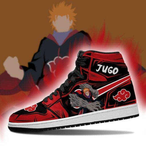 Akatsuki Jugo Naruto Anime Sneakers Fan Gift MN04 - 3 - GearAnime