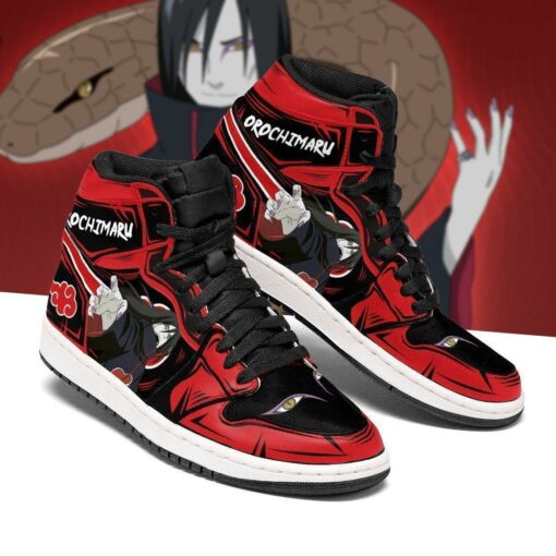 Akatsuki Orochimaru Naruto Anime Sneakers Fan Gift MN04 - 2 - GearAnime