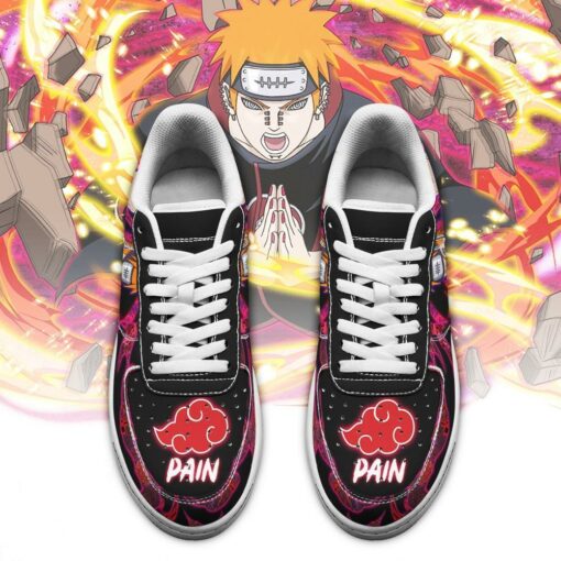 Akatsuki Pain Sneakers Custom Naruto Anime Shoes Leather - 2 - GearAnime
