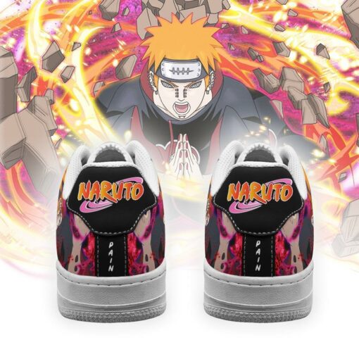 Akatsuki Pain Sneakers Custom Naruto Anime Shoes Leather - 3 - GearAnime
