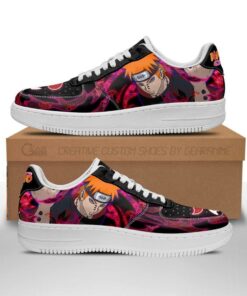Akatsuki Pain Sneakers Custom Naruto Anime Shoes Leather - 1 - GearAnime