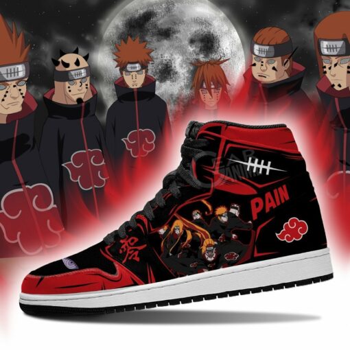 Akatsuki Pain Shoes Eyes Costume Boots Naruto Anime Sneakers - 2 - GearAnime