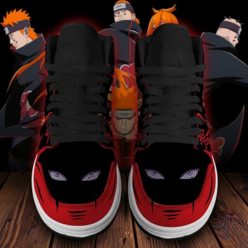 Akatsuki Pain Shoes Eyes Costume Boots Naruto Anime Sneakers - 3 - GearAnime