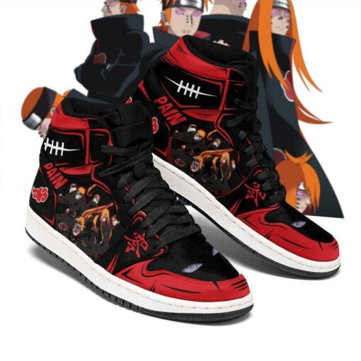 Akatsuki Pain Shoes Eyes Costume Boots Naruto Anime Sneakers - 1 - GearAnime