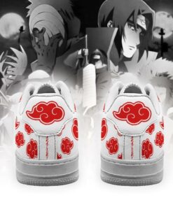 Akatsuki Shoes Shoes Naruto Anime Custom Shoes White - 3 - GearAnime