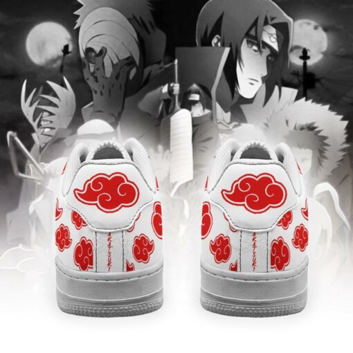 Akatsuki Shoes Shoes Naruto Anime Custom Shoes White - 3 - GearAnime