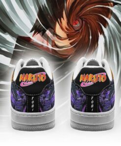 Akatsuki Tobi Sneakers Custom Naruto Anime Shoes Leather - 3 - GearAnime