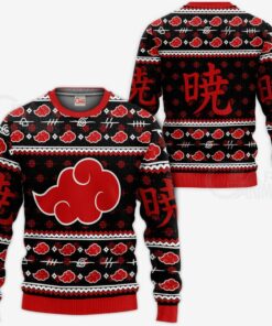 Akatsuki Ugly Christmas Sweater Naruto Anime Custom Xmas Gift VA10 - 1 - GearAnime
