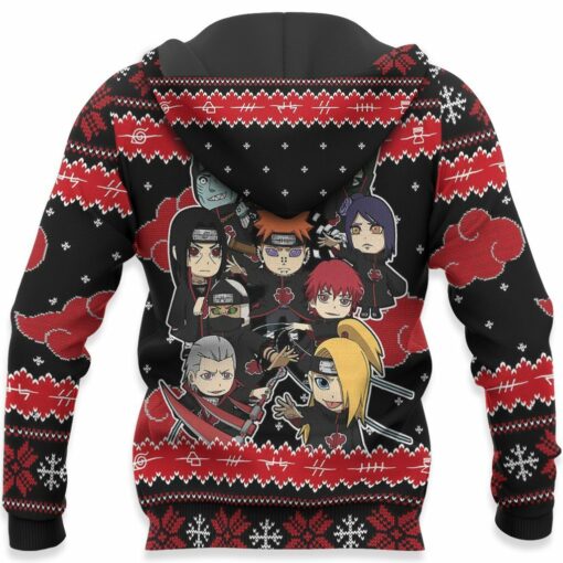 Akatsuki Ugly Christmas Sweater Naruto Anime Xmas Gift Custom Clothes - 6 - GearAnime