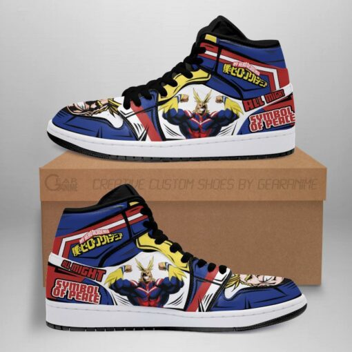 All Might Sneakers My Hero Academia Anime Shoes MN05 - 1 - GearAnime