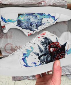 Alphonse Elric Skate Shoes Fullmetal Alchemist Custom Anime Shoes PN10 - 2 - GearAnime