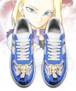 Android 18 Sneakers Custom Dragon Ball Anime Shoes Fan Gift PT05 - 2 - GearAnime