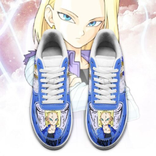 Android 18 Sneakers Custom Dragon Ball Anime Shoes Fan Gift PT05 - 2 - GearAnime