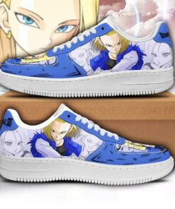 Android 18 Sneakers Custom Dragon Ball Anime Shoes Fan Gift PT05 - 1 - GearAnime