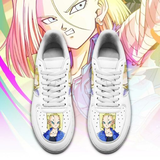 Android 18 Sneakers Custom Dragon Ball Z Anime Shoes PT04 - 2 - GearAnime