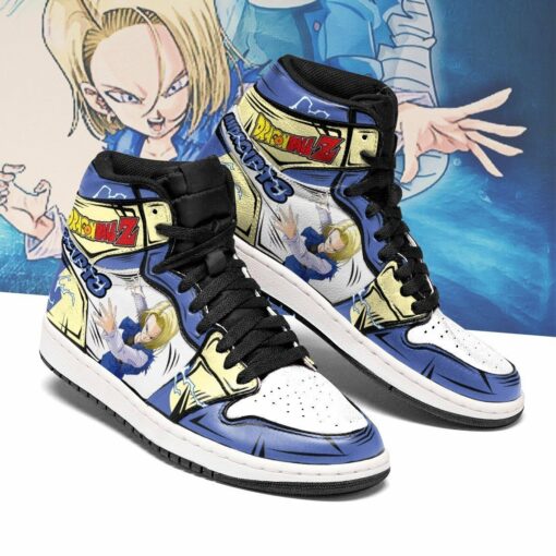 Android 18 Sneakers Dragon Ball Super Anime Shoes Custom MN04 - 2 - GearAnime