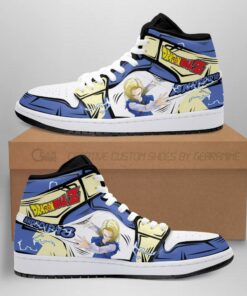 Android 18 Sneakers Dragon Ball Super Anime Shoes Custom MN04 - 1 - GearAnime