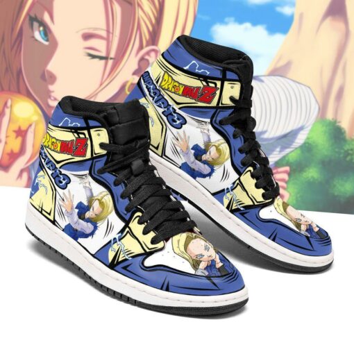 Android 18 Sneakers Dragon Ball Z Anime Shoes Fan Gift MN04 - 2 - GearAnime