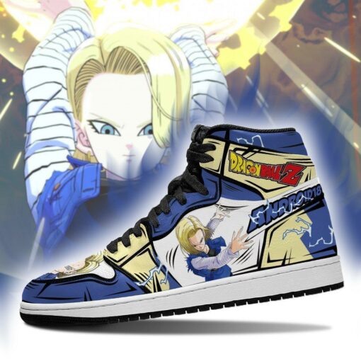 Android 18 Sneakers Dragon Ball Z Anime Shoes Fan Gift MN04 - 3 - GearAnime