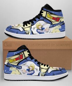 Android 18 Sneakers Dragon Ball Z Anime Shoes Fan Gift MN04 - 1 - GearAnime