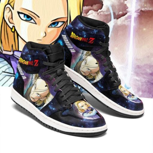 Android 18 Sneakers Galaxy Dragon Ball Z Custom Anime Shoes Fan PT04 - 2 - GearAnime