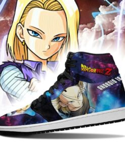 Android 18 Sneakers Galaxy Dragon Ball Z Custom Anime Shoes Fan PT04 - 3 - GearAnime