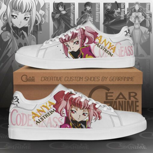 Code Geass Anya Alstreim Skate Shoes Custom Anime Shoes - 1 - GearAnime